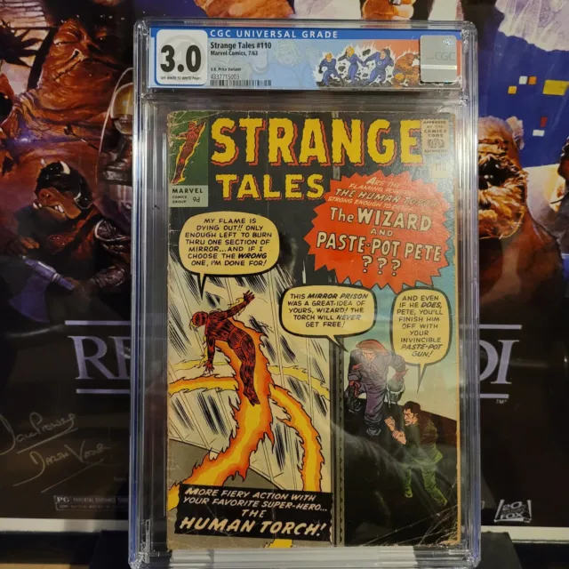 Strange Tales #110 - CGC 3.0 1st App of Doctor Strange Marvel 1963
