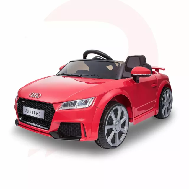 AUDI TT RS Licensed KIds RIde On Car 12V Twin Motor Battery Remote Control Cars 3