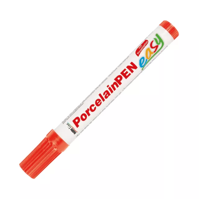 KREUL Porzellan Marker HobbyLine Kirsch Rot Pinselspitze PorzellanStift Keramik