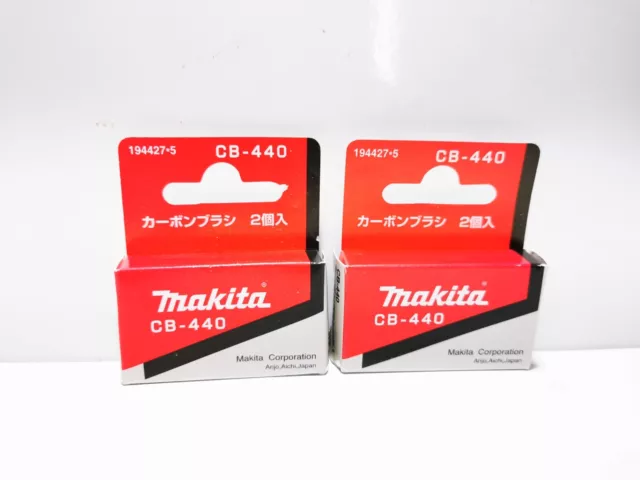 2 Packs Genuine Makita Cb440 Carbon Brushes Dtd146 Dhp458Z Dsc191 Dtd140 Dhp482