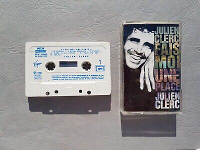 vintage-Cassette audio K7 tape:JULIEN CLERC-fais moi une place-port gratuit/free 