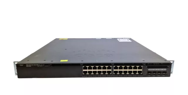 Cisco WS-C3650-24PS-L 24-Port Gigabit PoE+ Switch 4 x SFP