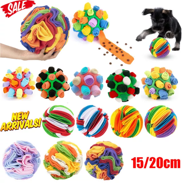 Snuffle Ball Interactive Dog Toy Sniffing Treat Foraging Puzzle Feeder Training