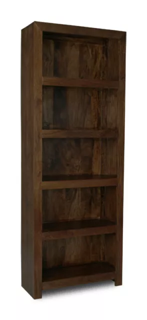 Solid Mango Wood Tall Shelves New Indian Furniture