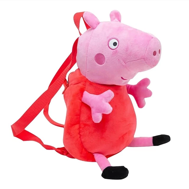 PEPPA PIG KIDS Backpack 3D Plush Toy Nursery School Bag Sports Rucksack