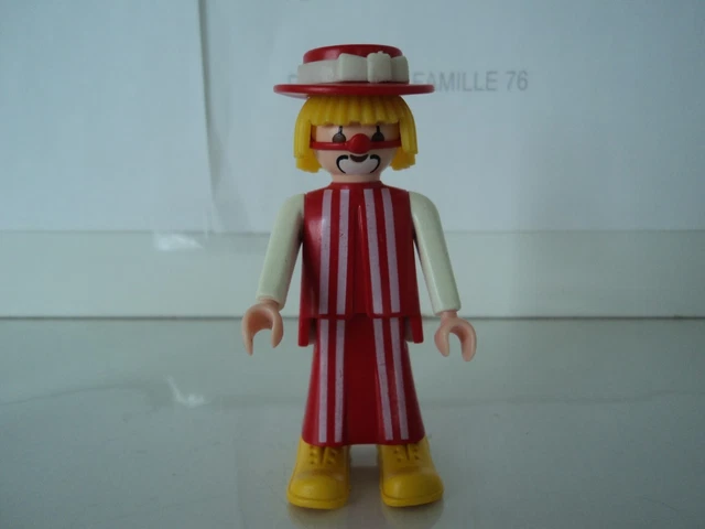RARE AFFICHE POUR le CLOWN BLANC HOMME SANDWICH PLAYMOBIL 3392 3797