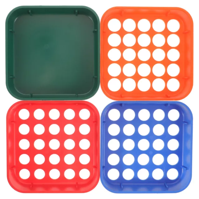 4pcs Coin Sorter Tray Plastic Coin Sorting Trays Reusable Coin Sorter Coin