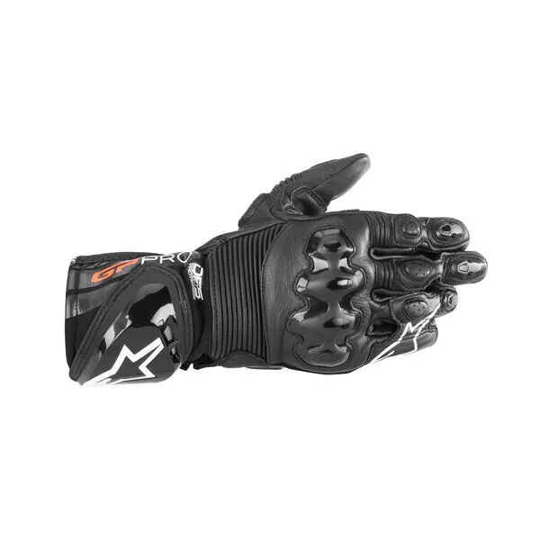 Alpinestars GP Pro R4 Gloves Leather Track Mens Motorcycle Motorbike Black