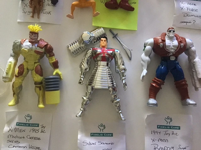 Toy Biz Marvel X-Men 1992,94,95 ,96 Action Figures Lot of 15 + 2 Vehicles, Loose 2