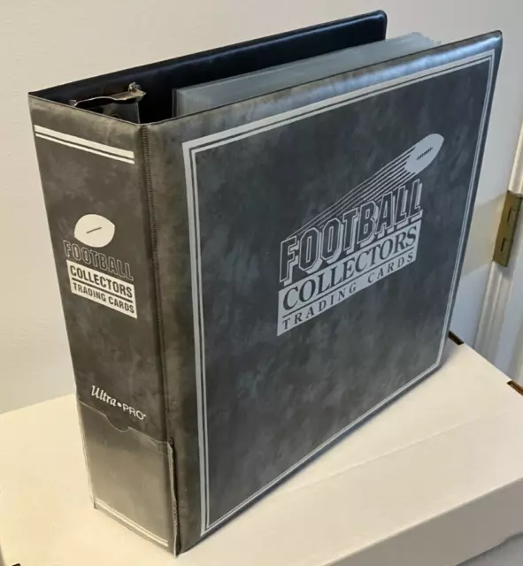 Football Card Album Binder Ultra Pro Gray 3 Ring 3 Inch + 50 Ultra Pro Pages