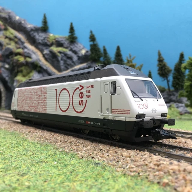 Locomotive Série 380 0018 CD Ep VI digital son-HO 1/87-TRIX 22298