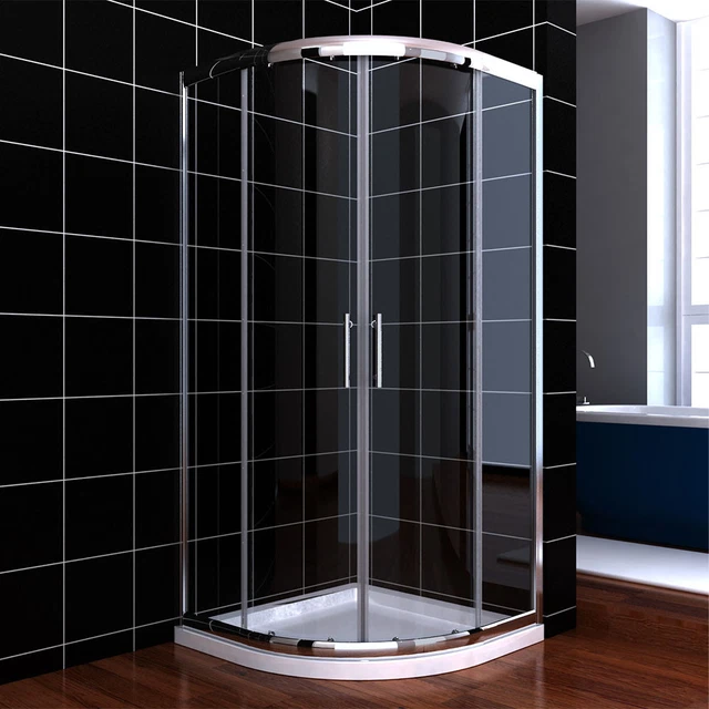 Walk In Offset Shower OFFSET QUADRANT SHOWER Enclosure And Tray Walk In Cubicle 6mm Safety ...