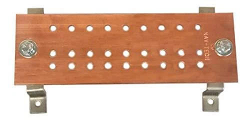 Connecticut WARGB2-12 2"X12"X1/4" Copper Ground BAR Busbar