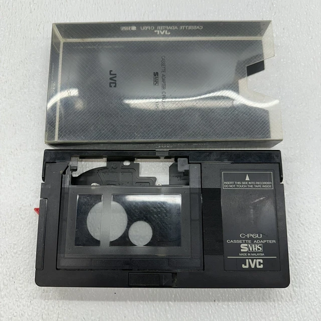 JVC CP6U MOTORIZED VHSC SVHS to VHS Video Cassette Tape Adapter