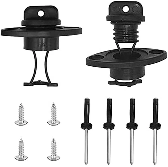 Kayak Drain Plug Kit Boat Scupper Plugs Thread Bung for Kayak Canoe Boat with Sc