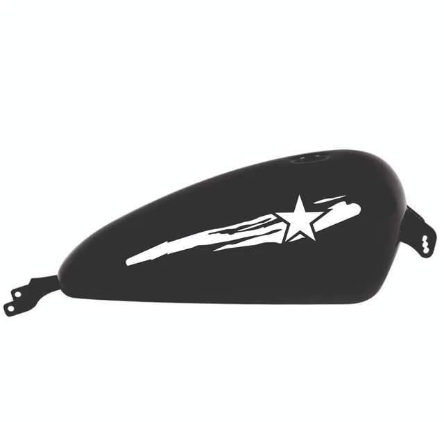 2 Adesivi Stickers Flam Worldcustom Compatibile Con Harley