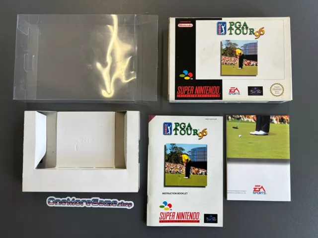 Nur OVP! Snes - Super Nintendo - PGA Tour 96 - PAL