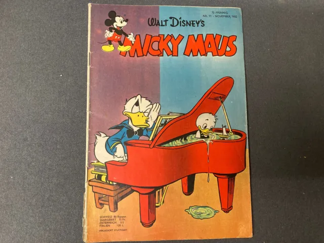 Ehapa: MICKY MAUS Comic Heft 11 von 1952  [5351]