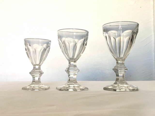 Verres a vin blanc cristal Baccarat Harcourt
