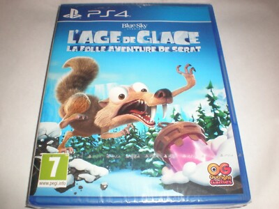 jeu PS4  l'age de glace la folle aventure de scrat
