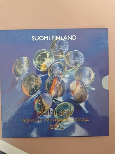 COFFRET BU FINLANDE - 2002 - 1 cent à 2 euros + médaille