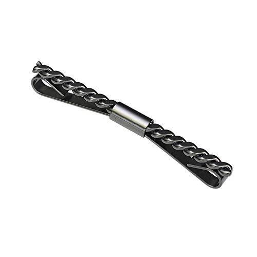 Men's Screw Thread Collar Clips Tie Collar Bar Pin Gold Silver Black Metal