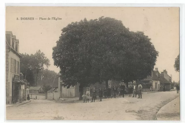 58 Dornes , Place De L' Eglise