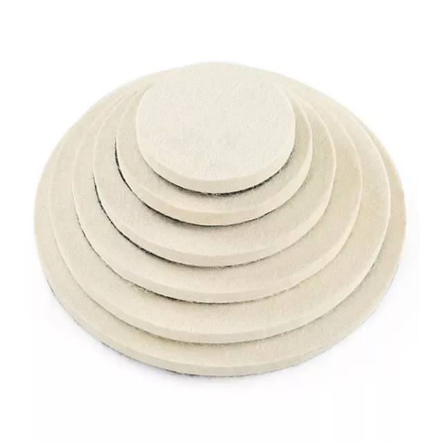 Efficace per cuscinetti in feltro lana lucidante vetro diametro 80/100/125 mm (3