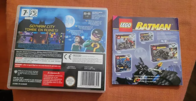 Bote  Vide Jeu Ds  Nintendo Batman Lego + 1  Brochure 2