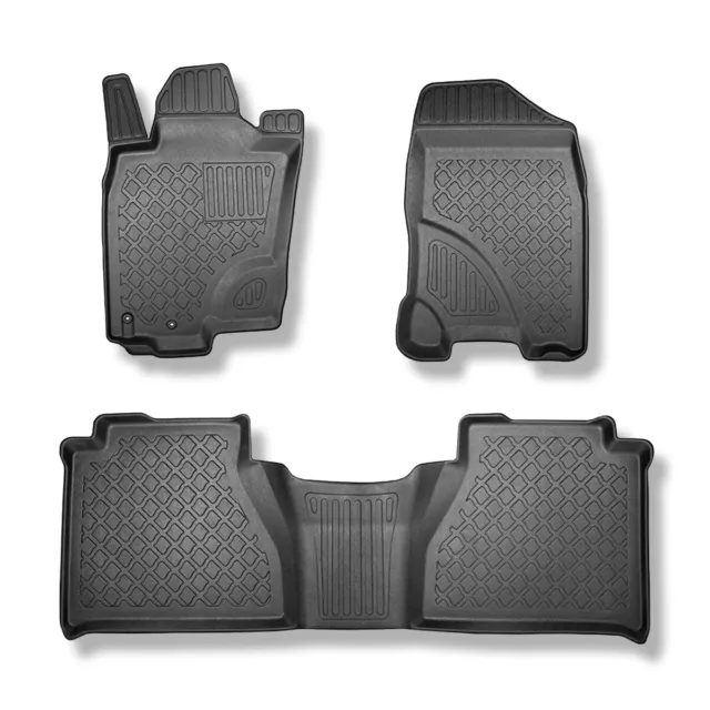 Tapis de sol TPE sur mesure pour Nissan Navara NP300 Pick-Up (2016-....) G.5555