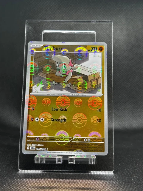 POKEMON TCG - Timburr - 047/086 - (Poke Ball Pattern) - SV: Black Bolt $6.50 - PicClick CA POKEMON TCG - Timburr - 047/086 - (Poke Ball Pattern) - SV: Black Bolt $6.50 - PicClick CA
