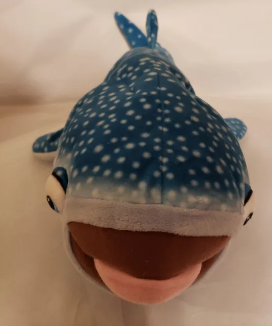 Disney Store Plush Destiny The Whale Shark Finding Dory Nemo 22" Blue Spotted