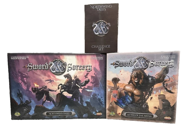 Lot De Cartes "Treasure Cards" Pour Le Jeu Sword & Sorcery: Northwind Tales - Marque Ares Games - Occasion