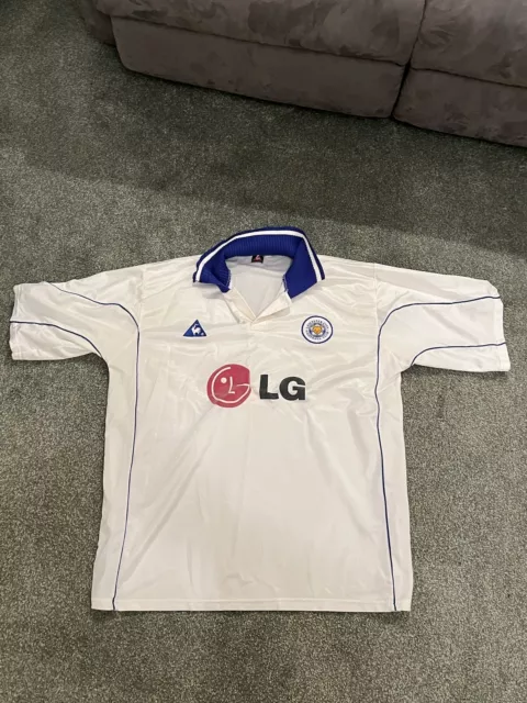 Leicester City White Away Shirt 2001-02