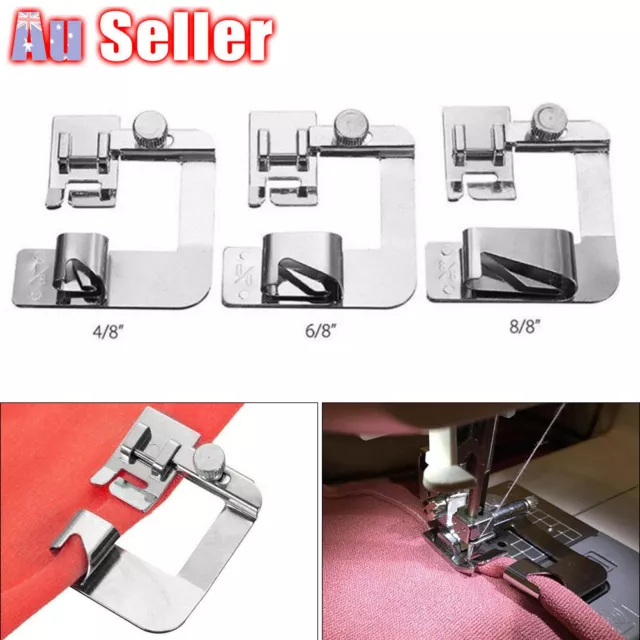3MM-8MM SEWING ROLLED Hemmer Foot Steel Narrow Rolled Hem Old Sewing  Machine $6.44 - PicClick AU