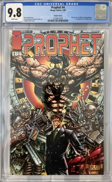 Prophet # 4 Variant Cover By Stephan Platt! Cgc 9.8 Jim Lee Mcfarlane Image War