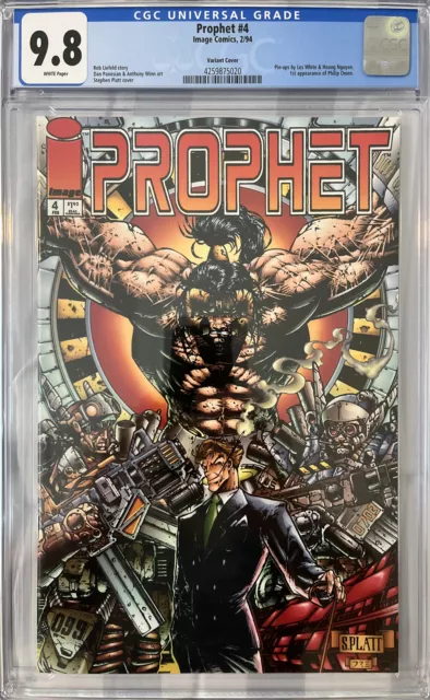 Prophet # 4 Variant Cover By Stephan Platt! Cgc 9.8 Jim Lee Mcfarlane Image War