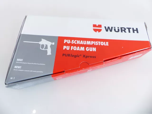 Pistola de espuma Würth PU PU PU PURlogic Xpress 08911524 en caja NUEVA #KT