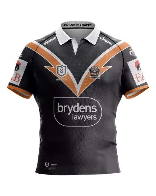 Wests Tigers 2024 Heritage Jersey Sizes XS - 5XL, Womens & Kids Steeden NRL