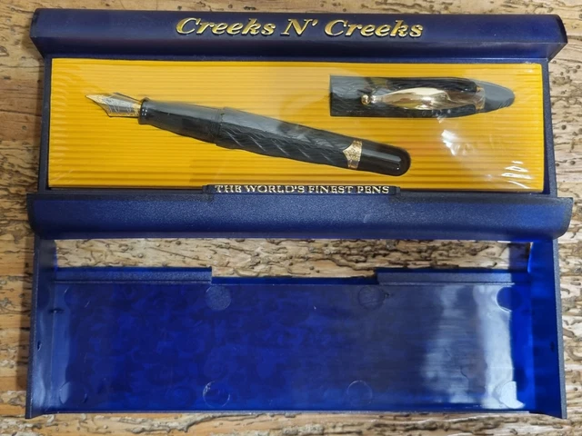 Stylo Plume Creeks Noir - Neuf Sans Emballage - À Cartouches