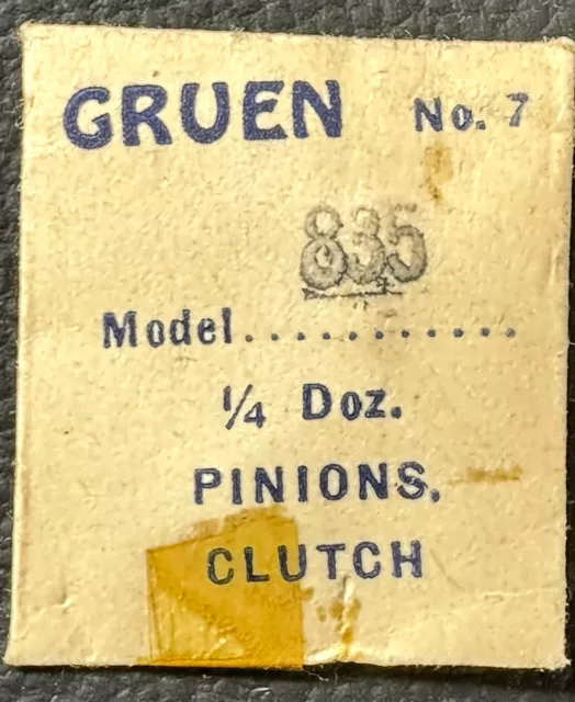 Genuine Gruen Eb407 Cal 835 1/4 Dozen Clutch Pinion Watch Repair Part   Wp5