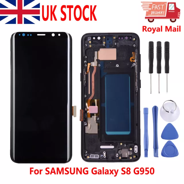 LCD Display Touch Screen Digitizer For SAMSUNG Galaxy S8 G950 Replacement UK