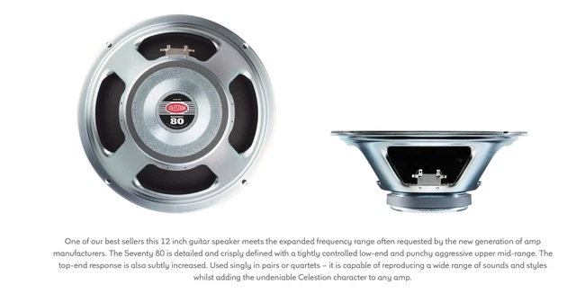 celestion sevemty 80 speaker