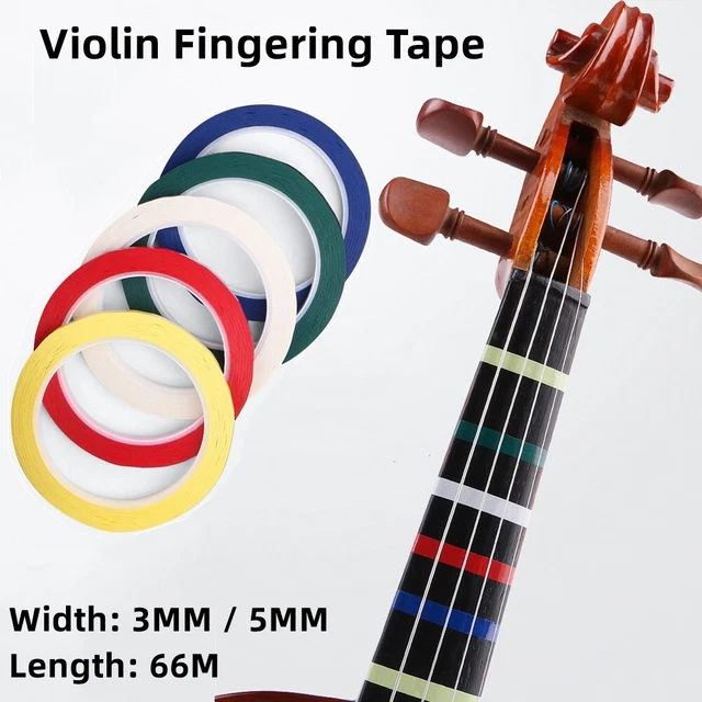 Violon Doigtage Bande Autocollant Manche Tapepositions Adhésif Longueur 66M