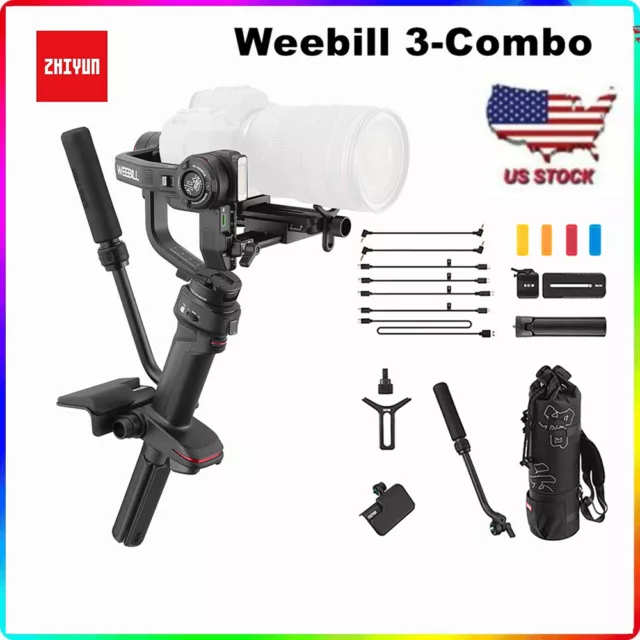 ZHIYUN Weebill 3 Combo 3-Axis Gimbal Stabilizer for Canon Nikon Sony Panasonic