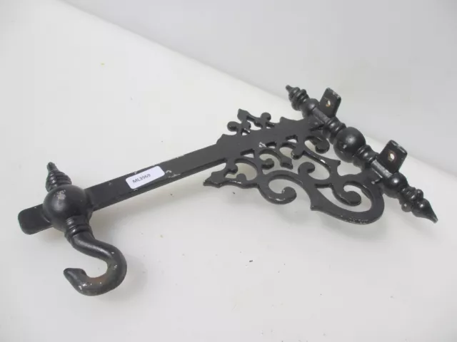 Vintage Aluminium Lantern Bracket Basket Hanger Hook Holder Retro Old 10.5"D