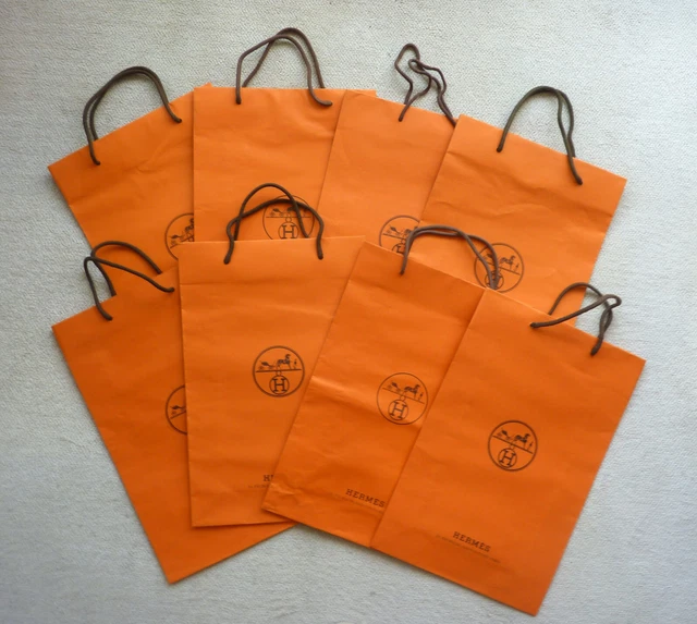 Lot De 3 Sacs En Papier Cartonné HERMÈS - Neufs