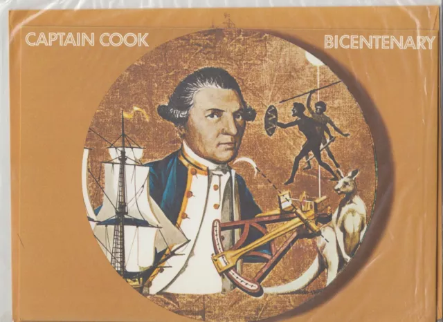 1970 Australia Captain Cook Bicentenary Booklet Pack Unopened M.u.h. - F1688