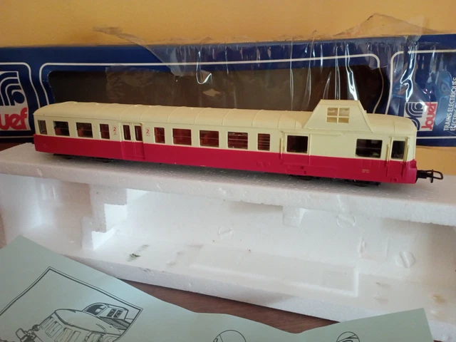Train Échelle HO Jouef - Autorail Le Picasso SNCF Avec Remorque - Échelle 1/87 - Occasion