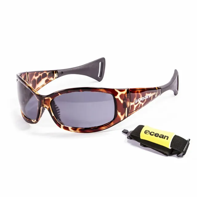 OCEAN MENTAWAY Floating Sunglasses Kiteboarding, Demy Brown & Smoke Lens
